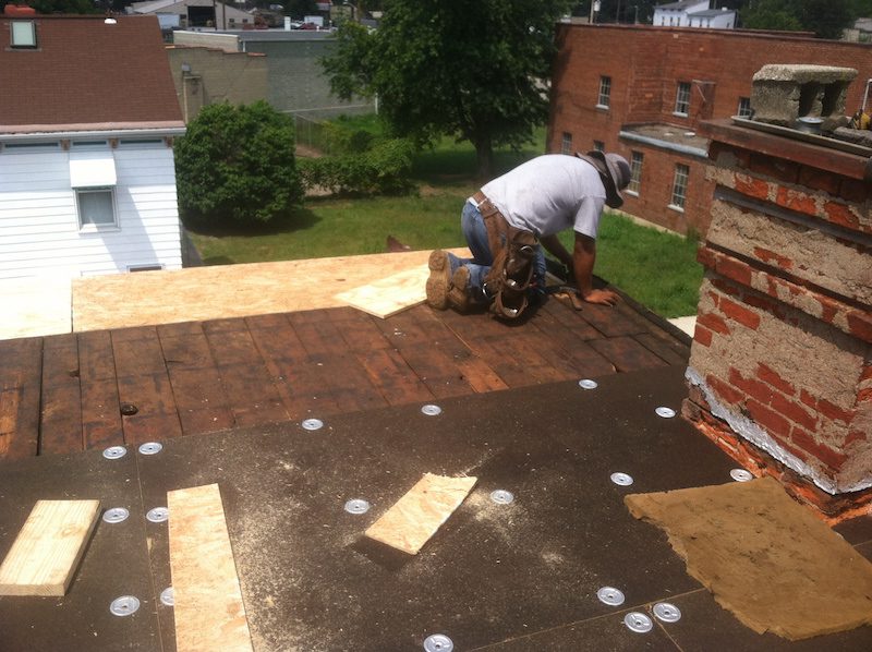 roofing work